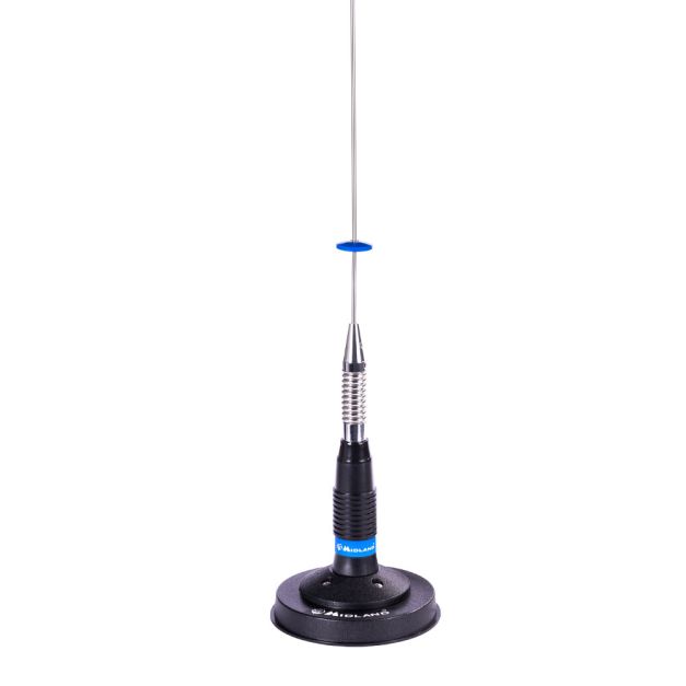 Antenne CB Portable Midland 33 Cm – Enfichable Pour Talkie-walki (Neuf)