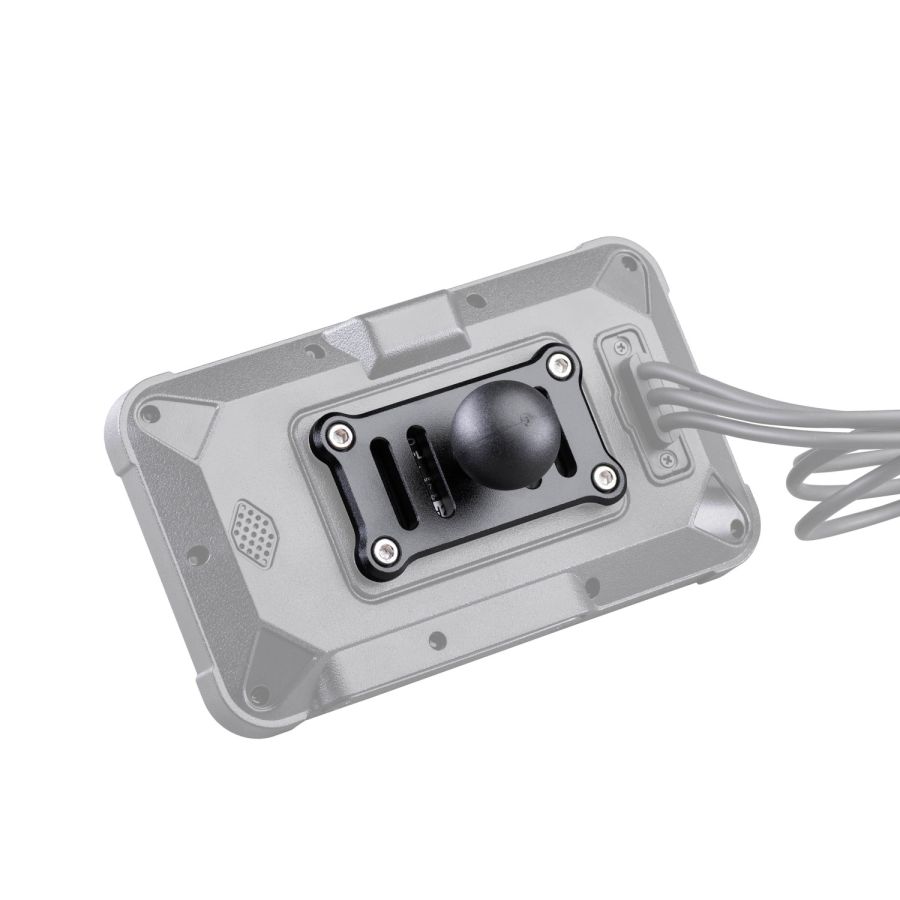 Adaptateur en alliage d'aluminium avec boule RAM pour supports de guidon pour Bikeplay Guardian