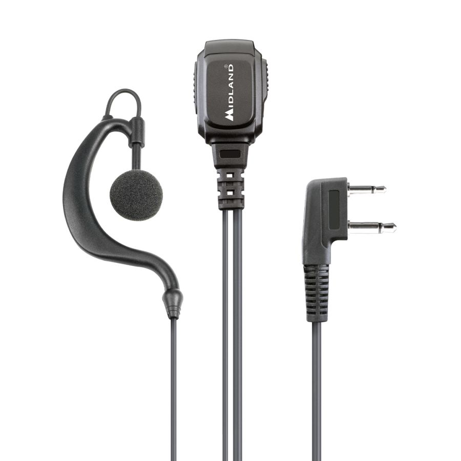 MA21 L Pro Écouteur avec microphone 2 Pin Midland