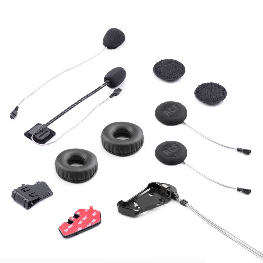 Kit Complet d’Accessoires uniquement pour l’Intercom Midland BT Rush 5 broches