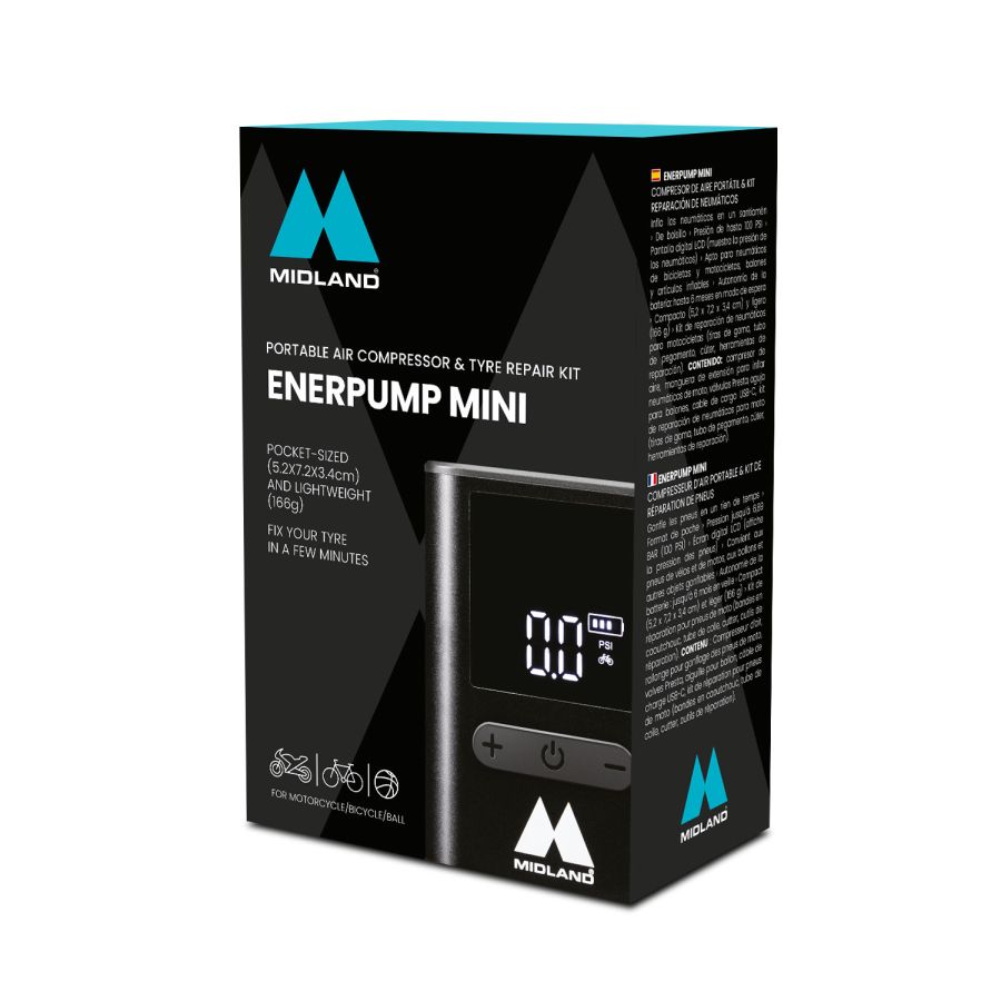 Enerpump Mini - Batterie externe avec compresseur à air