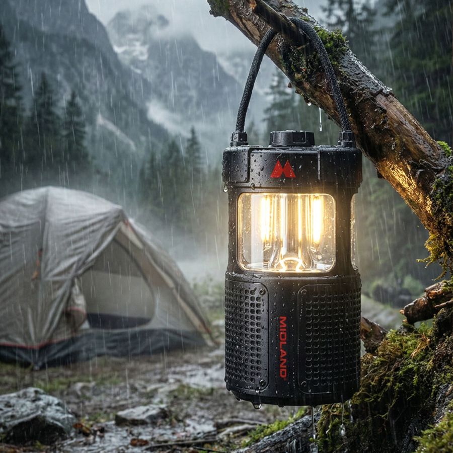 ER LANTERN Lanterne LED avecenceinte Bluetooth
