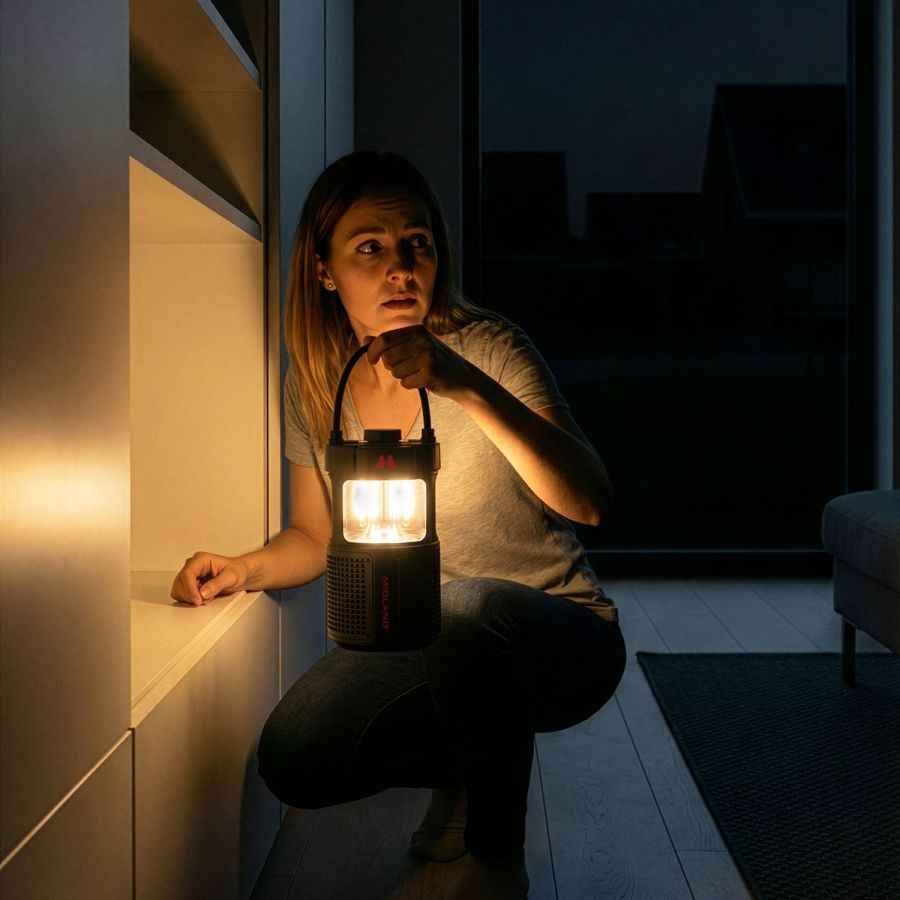 ER LANTERN Lanterne LED avecenceinte Bluetooth