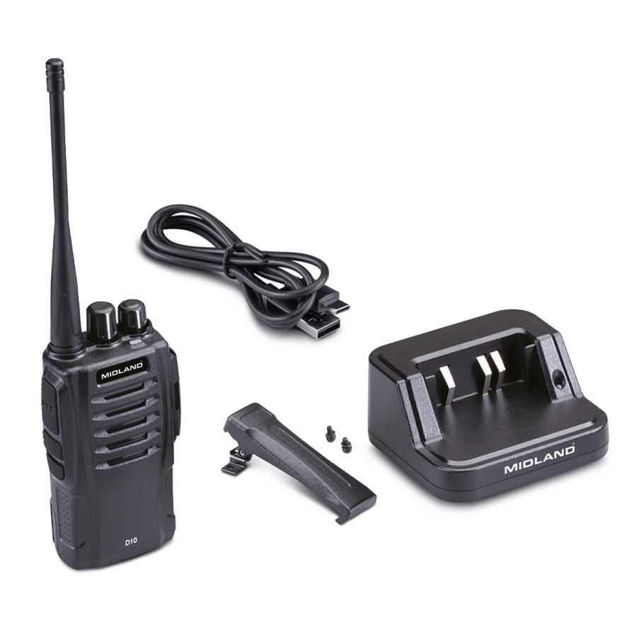 D10 la première radio numérique/analogique PMR446-DMR446