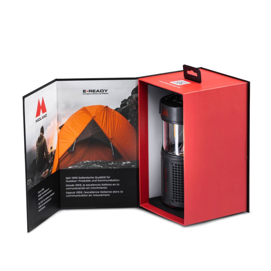 ER LANTERN Lanterne LED avecenceinte Bluetooth