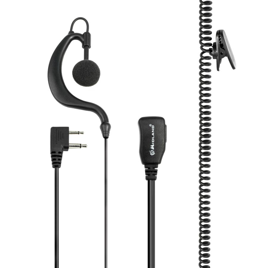  A21M Micro-casque 2 broches Midland