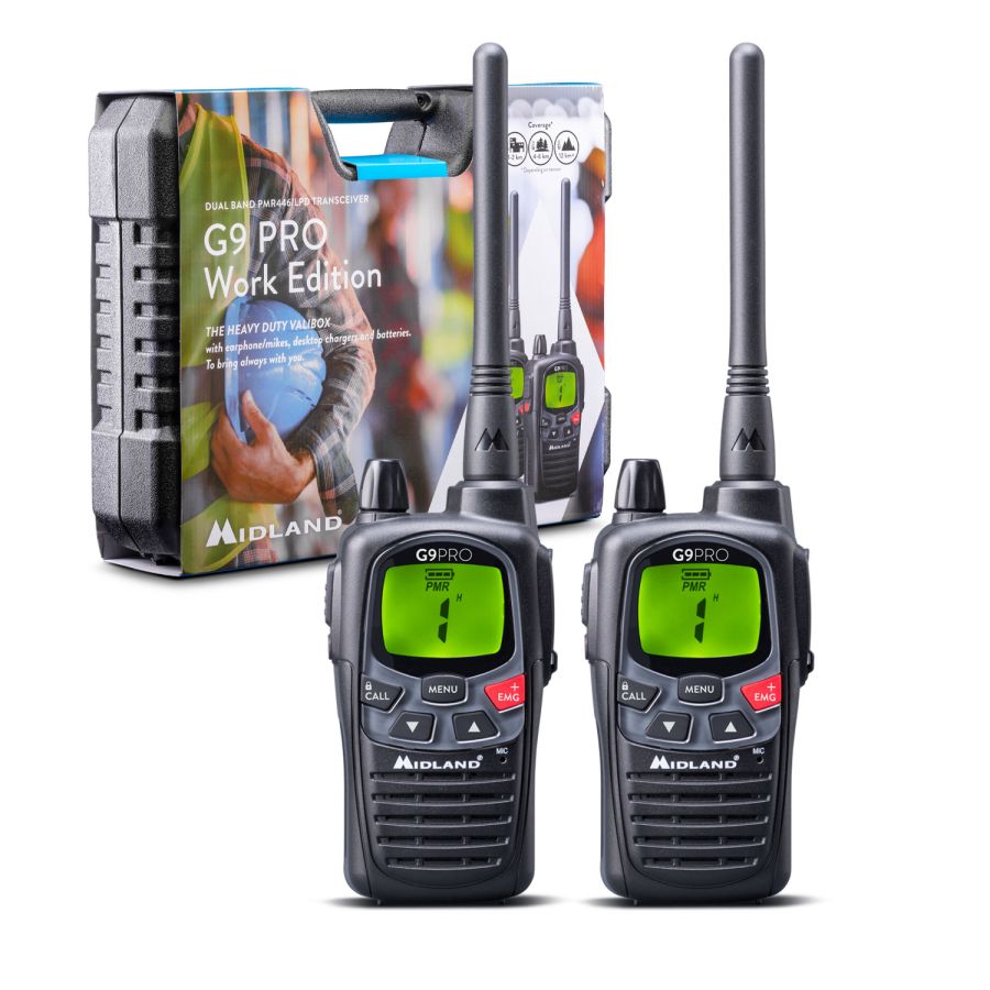 Midland G9 Pro Work Edition Talkie Walkie 