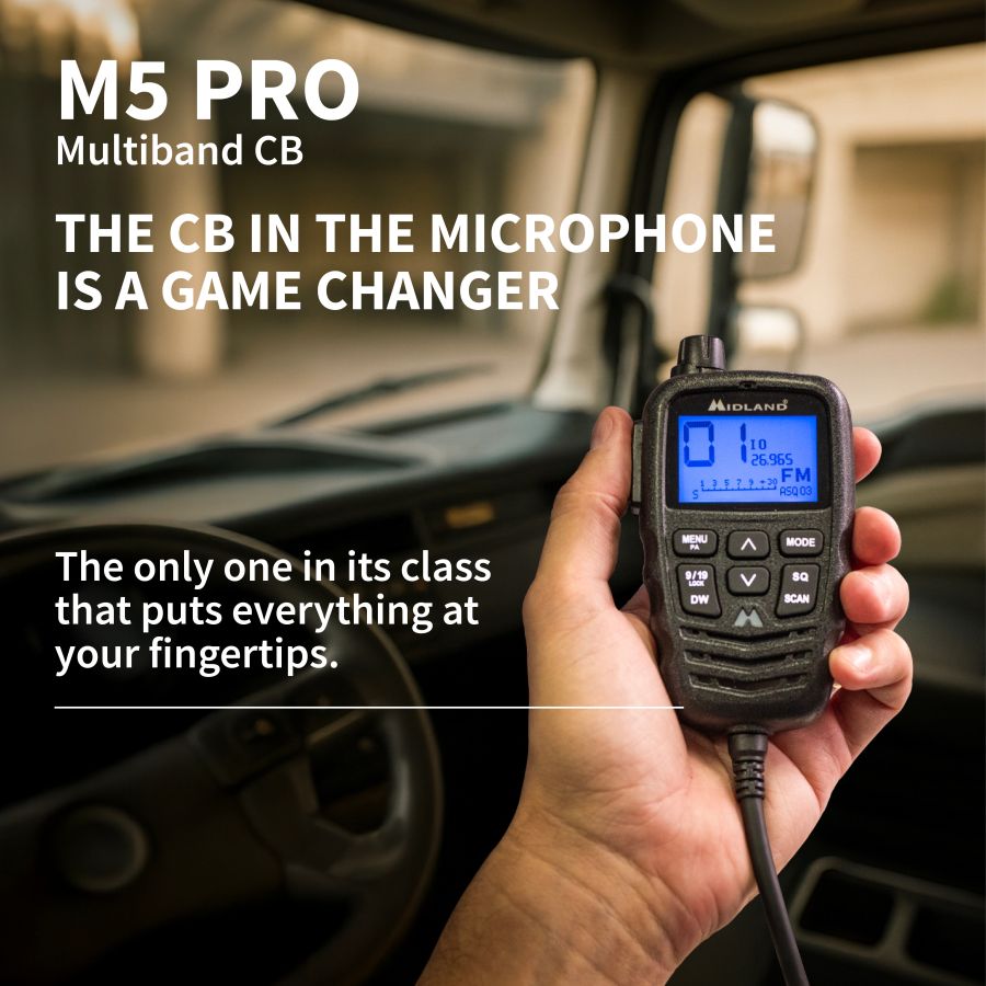 Midland M5 PRO – CB pour Véhicules