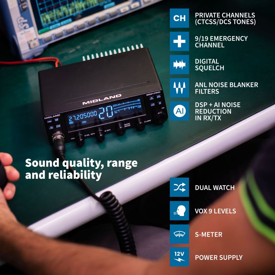 8001 PRO - communication SSB