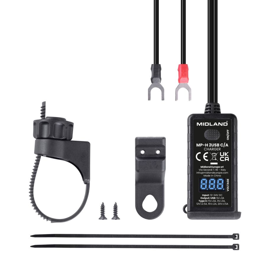 MP-H 2USB C/A – Chargeur USB pour moto