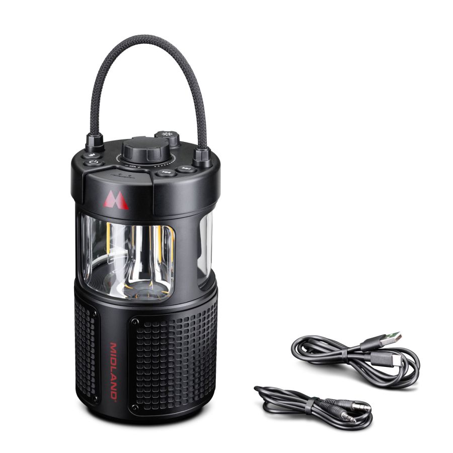 ER LANTERN Lanterne LED avecenceinte Bluetooth