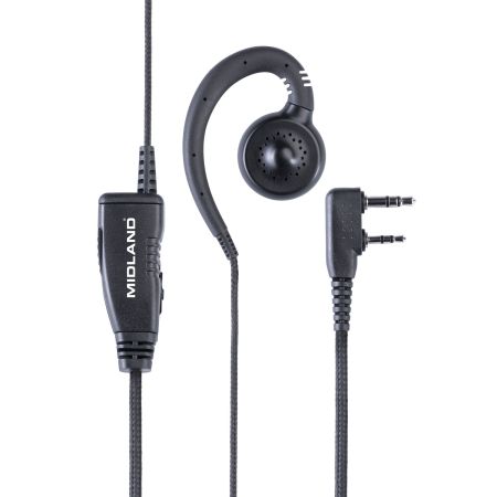 MA29-LK Microphone Casque avec PTT 2 PIN KENWOOD