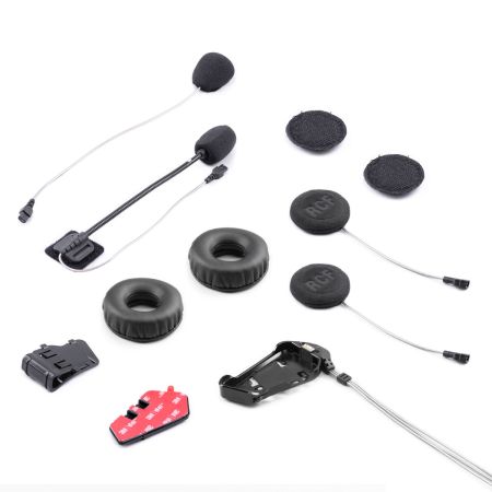 Kit Complet d’Accessoires uniquement pour l’Intercom Midland BT Rush 5 broches