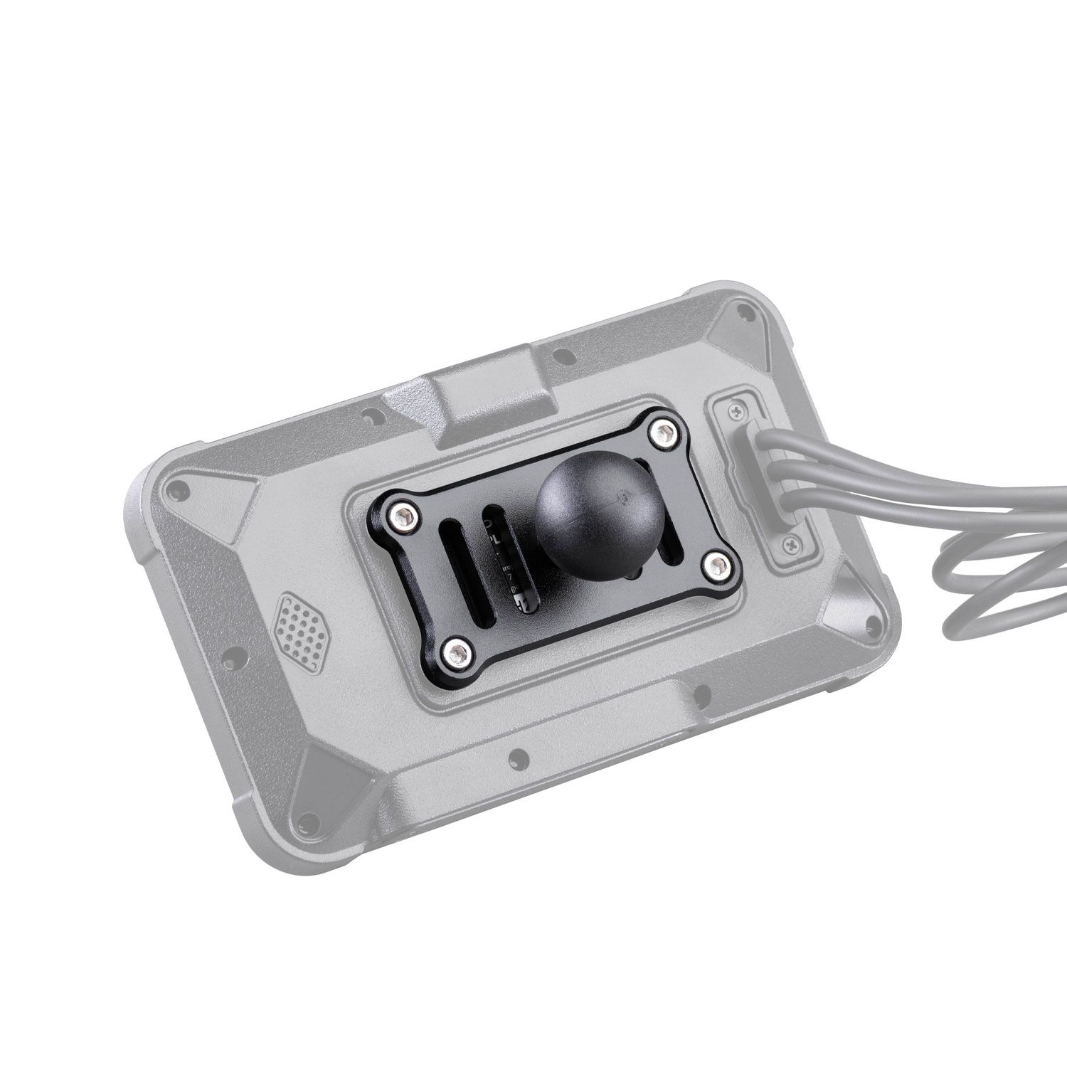 Adaptateur en alliage d'aluminium avec boule RAM pour supports de guidon pour Bikeplay Guardian