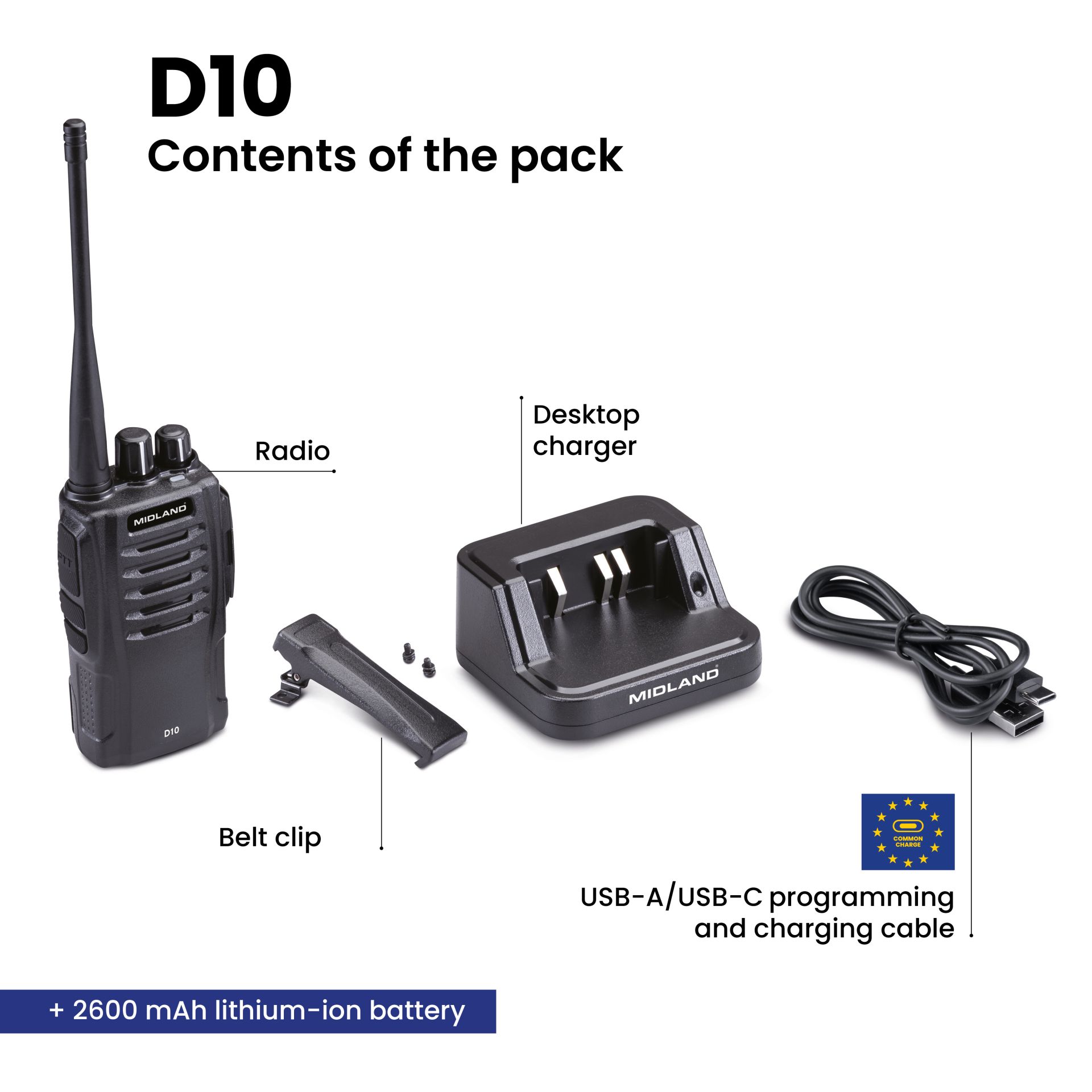 D10 la première radio numérique/analogique PMR446-DMR446