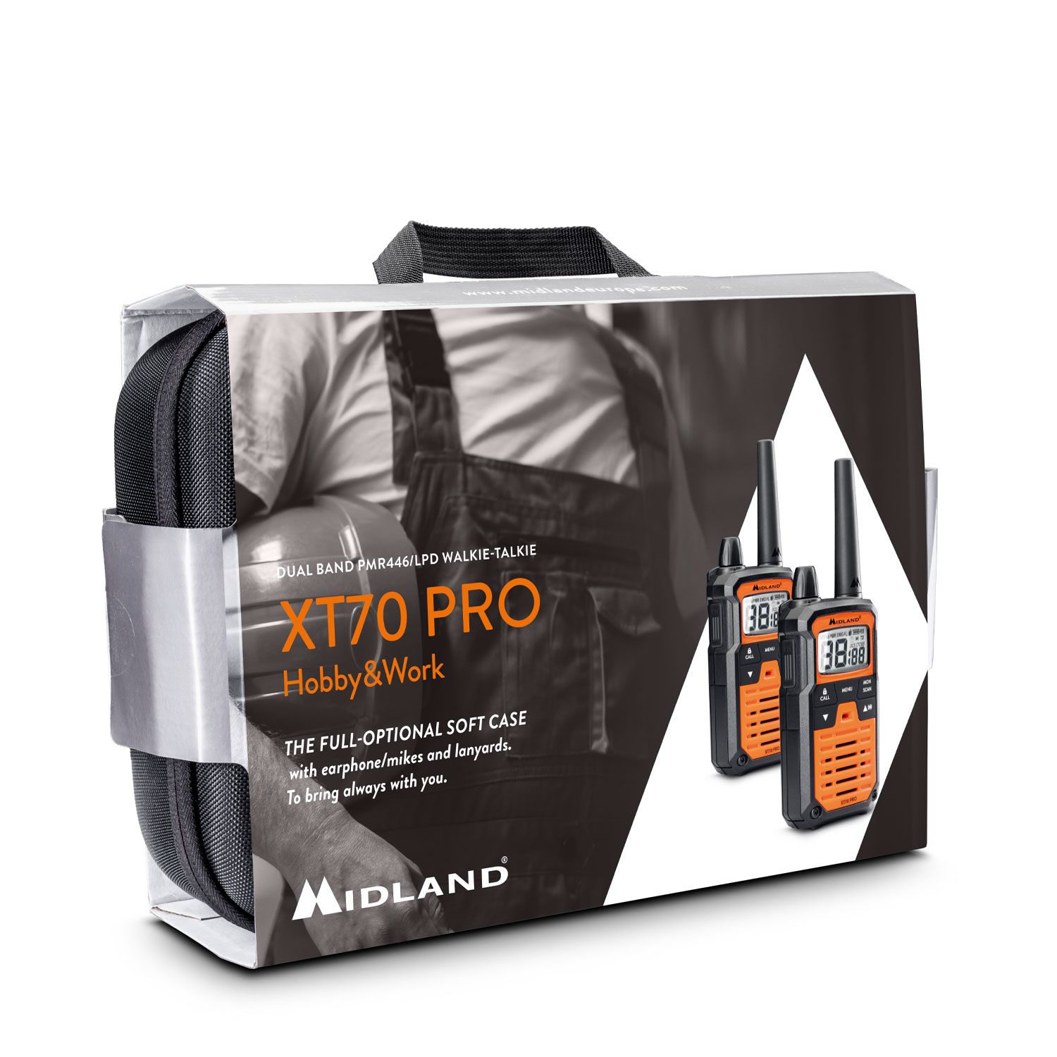 Midland XT70 PRO Hobby & Work Twin Walkie Talkie
