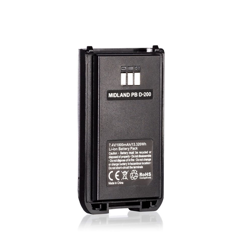 PB D200 Pack Batterie pour Radio Midland