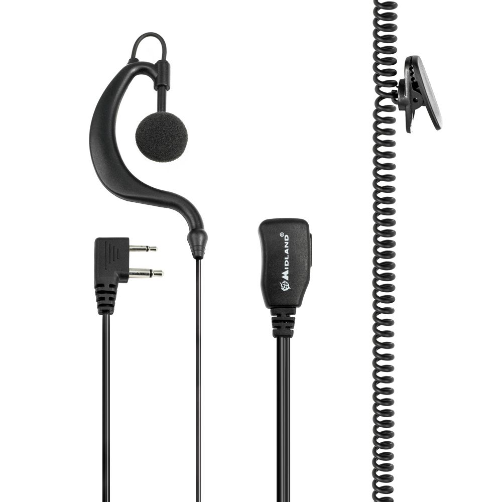  A21M Micro-casque 2 broches Midland