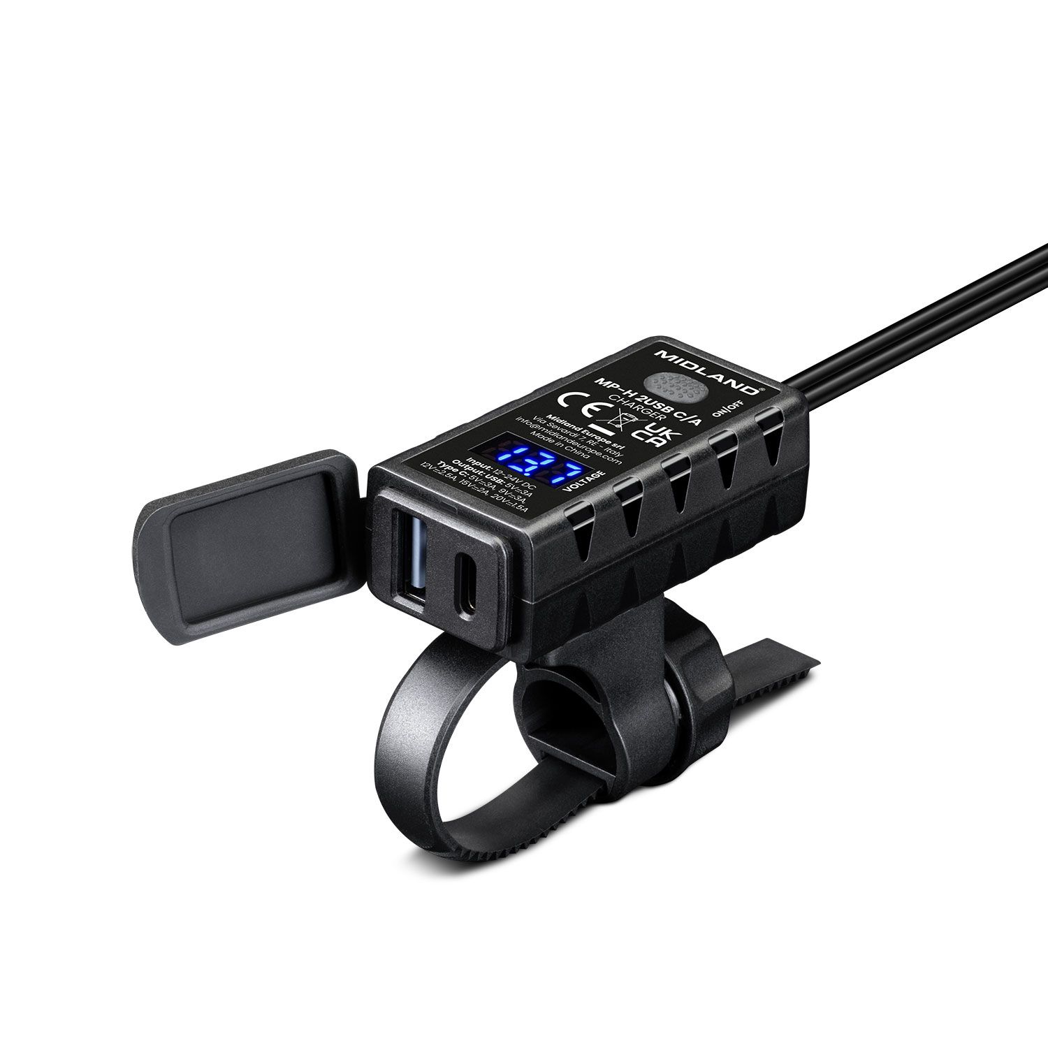 MP-H 2USB C/A – Chargeur USB pour moto