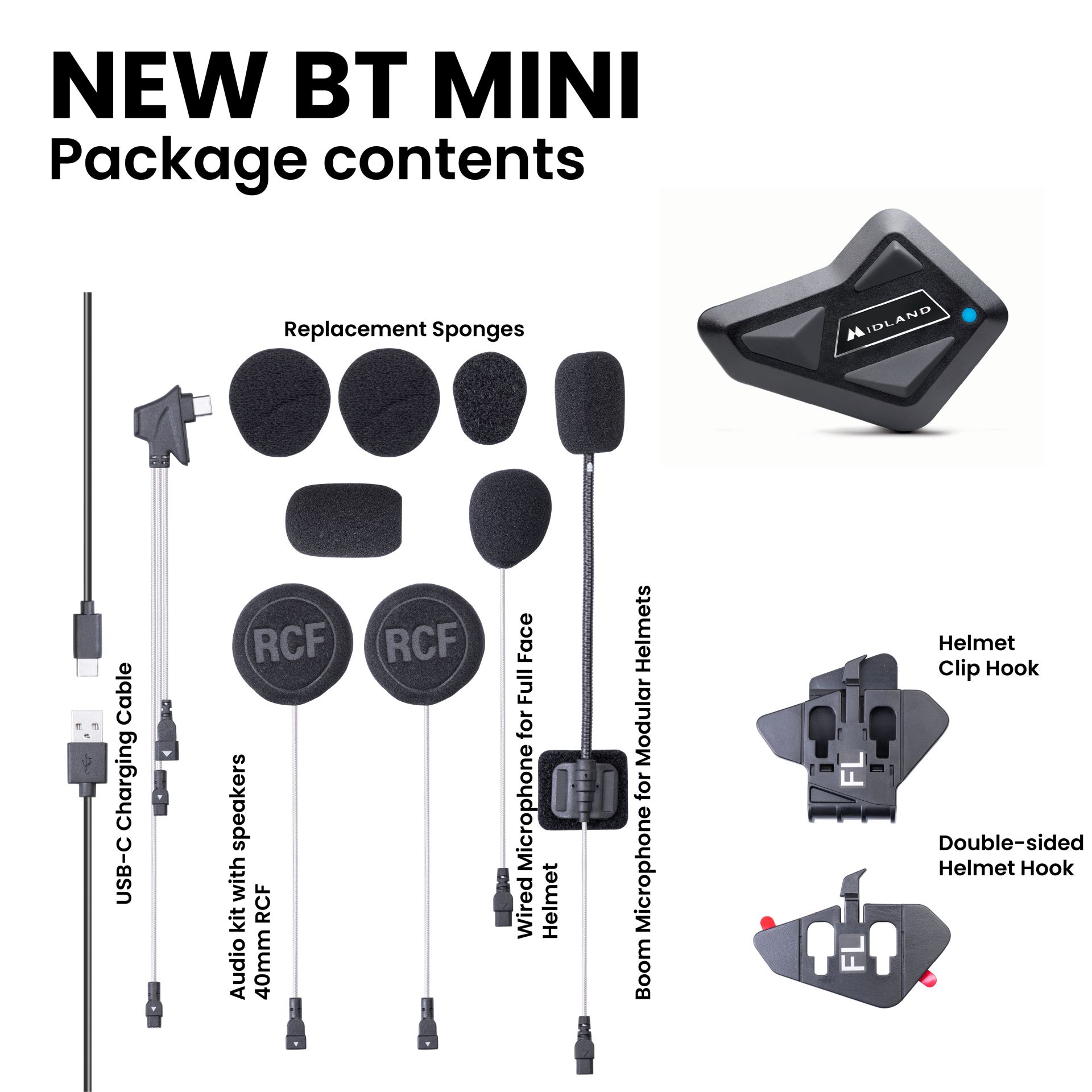 Midland BT Mini Interfono 