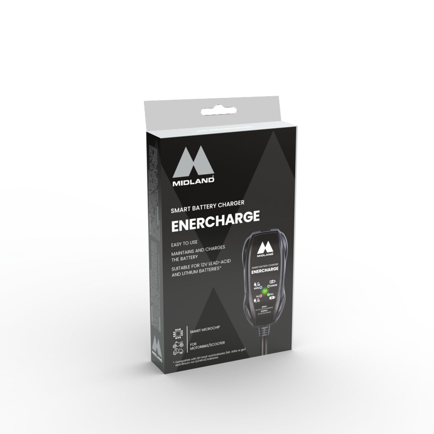 Enercharge – Chargeur de batterie pour moto